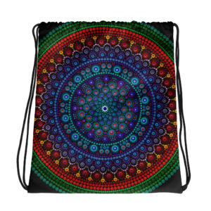 Happy Drawstring bag